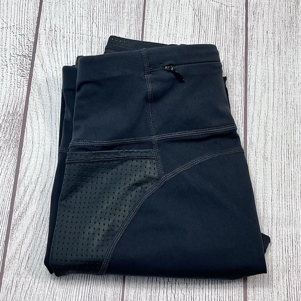 Sweaty Betty The‎ Power Womens Reflective Full Length Workout Leggings Black XXS